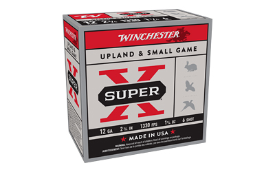 Winchester Super X High Brass 12Ga 2-3/4in 1 1/4oz 6 Shot - X126